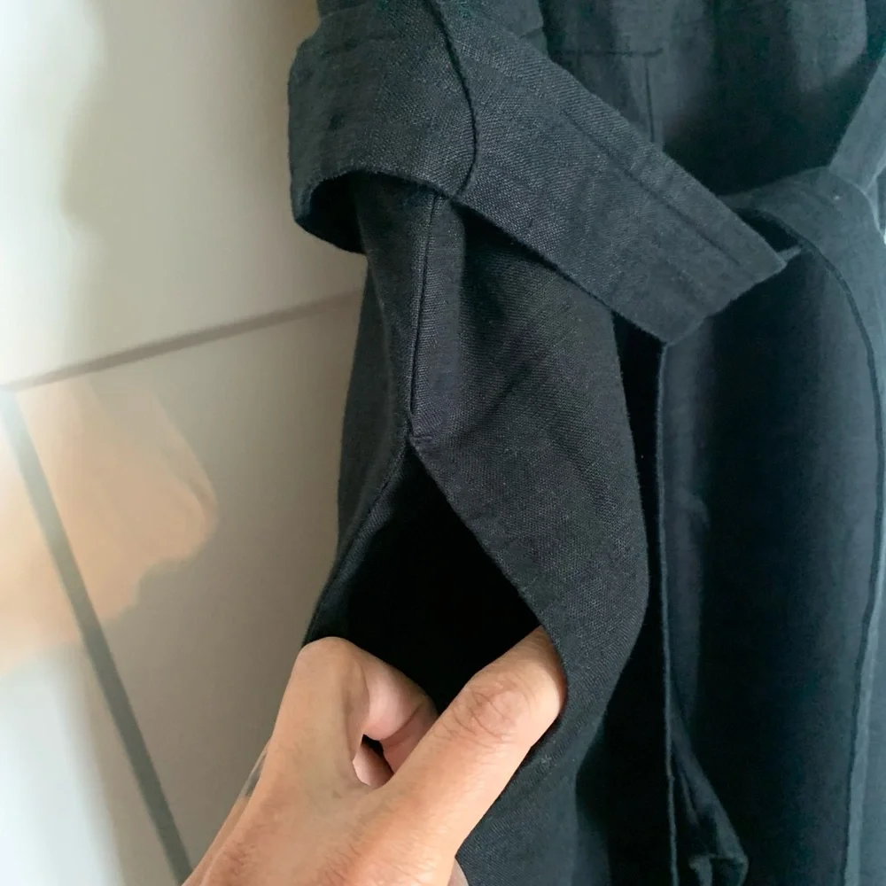 Everlane Linen Jumpsuit with Tie Waist - Picture 3 of 6